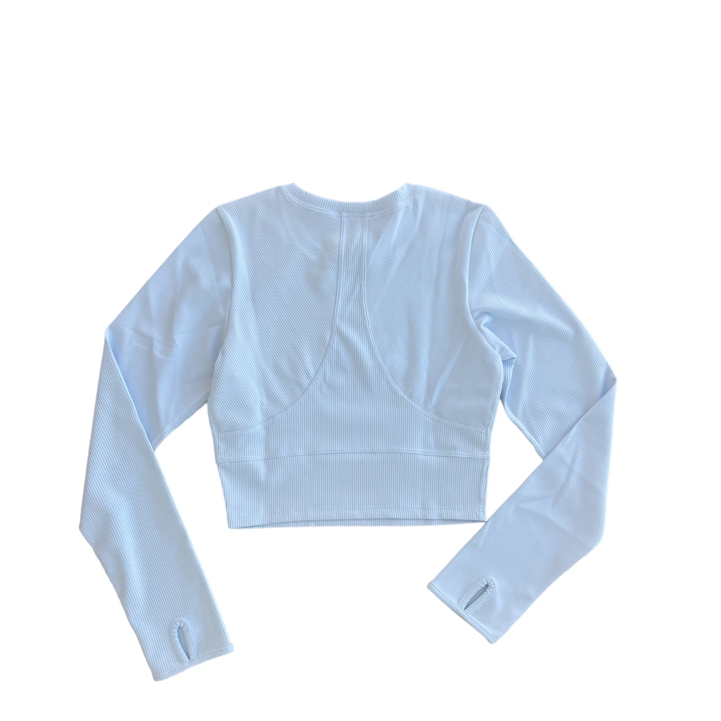 Glow white long sleeved top