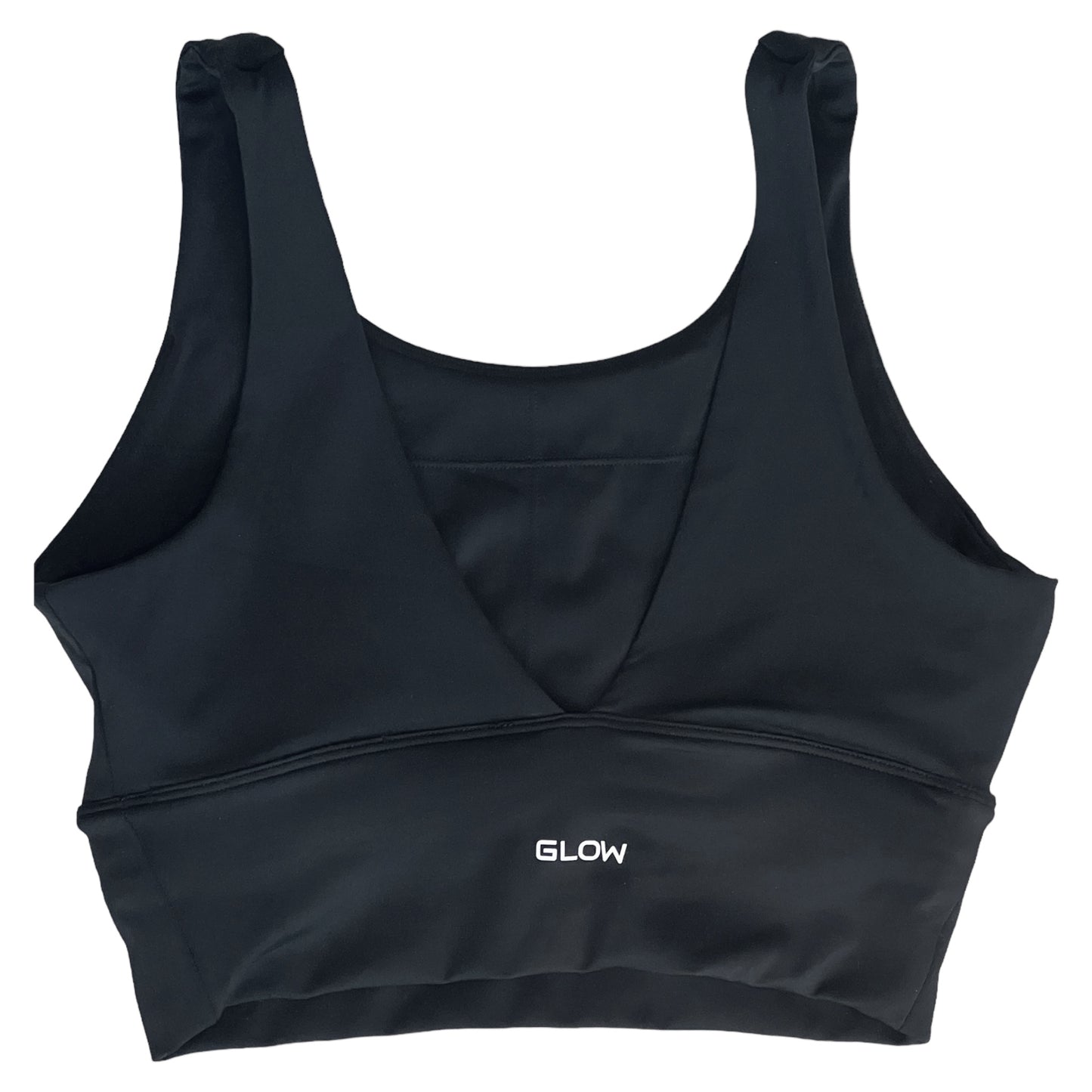 Glow V bra/croptop in black