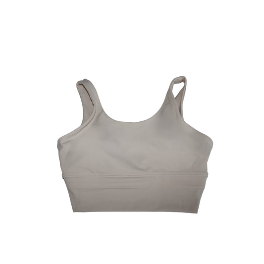 Glow V bra/croptop in cream white